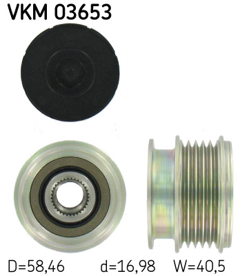 Alternator Freewheel Clutch - VKM 03653 SKF